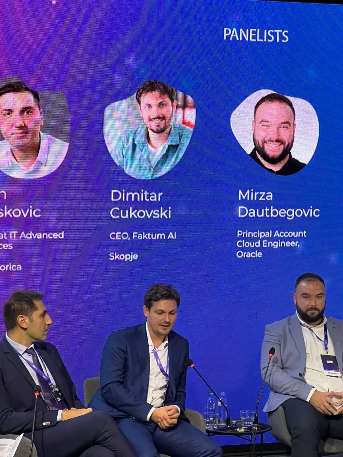 Factum CEO on the conference panel